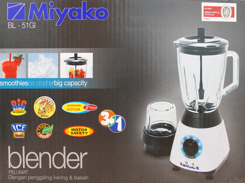 Blender Miyako Super Two in One, Blender seri Black 