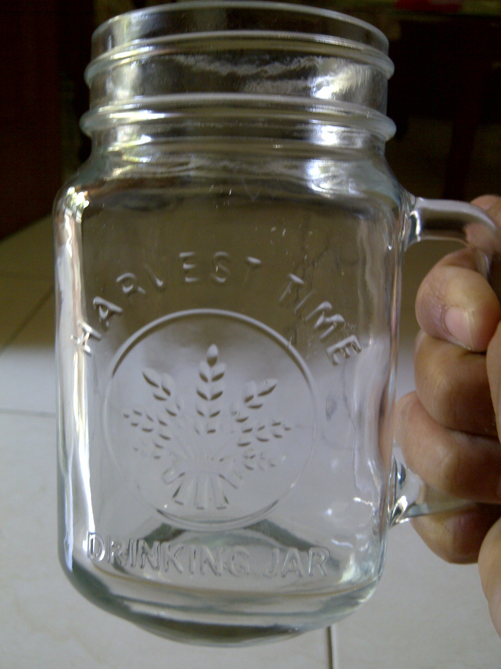 Harvest Time Glass Jar For Cafe Resto Coffee Shop 